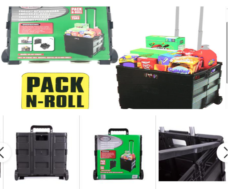 Chariot pliable grand "Pack N Roll"