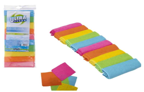 Lingettes en microfibre 10 pièces